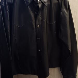 Womens Black Leather Jacket